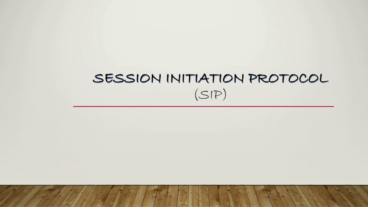 SIP (Session Initiation Protocol) CH-01