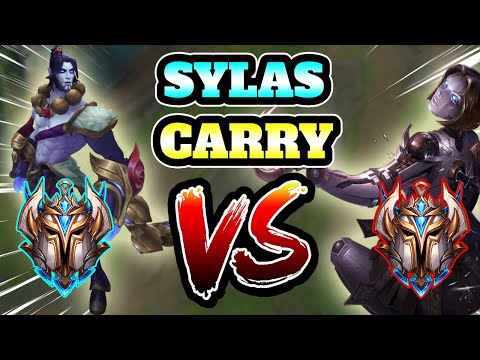 Challenger Sylas Carrying in a Competitive Match vs Orianna (LCS Proving Grounds)