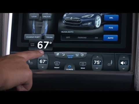 Tesla Model S. Modelo 2013. Sistema multimedia