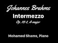 J Brahms Intermezzo Op 118 No 2 In A Major Mohamed Shams Piano