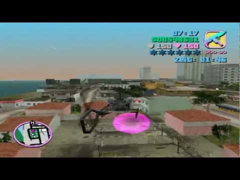 GTA Vice City [100%] Walkthrough #067-Heli-Checkpoint-Rallye: LittleHaitiHeli-Checkpoint-(German)