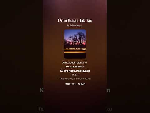 Nada Jiwa - Diam Bukan Tak Tau (lyric Video)