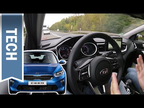 Kia Ceed 2018: Assistenzsysteme & Level 2 Autonomie / Staussistent im Test, ACC, LKAS