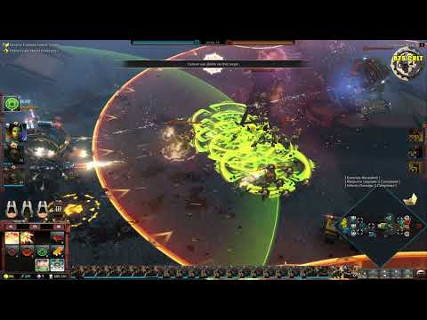 Dark Angels vs Bad Moons – Massive 4v4 WAAAGH!  Dawn of War III Epic Battle
