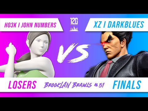 BrookLAN Brawls 51 - XZ | Darkblues (Kazuya) v. Ho3k | John Numbers (Wii Fit) - Losers Finals