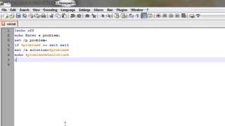 Download the video "Batch Tutorial: How to make a Batch Calculator"
