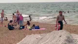 Dangerous Currents in the Great Lakes (no beach warning flags)