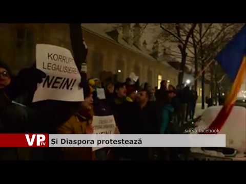 Și Diaspora protestează