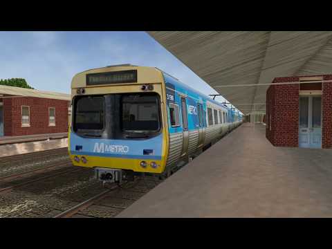 Openrails Melbourne: Flinders Street - Broadmeadows timelapse