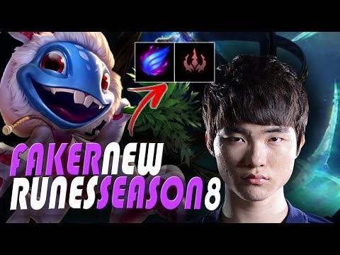 SKT T1 Faker Fizz - Season 8 New Runes