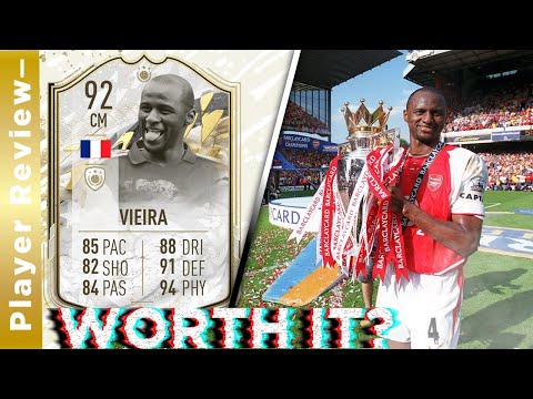 DO THIS SBC NOW!! INSANE 92 Rated Prime ICON Moments PATRICK VIEIRA Player Review! FIFA 22