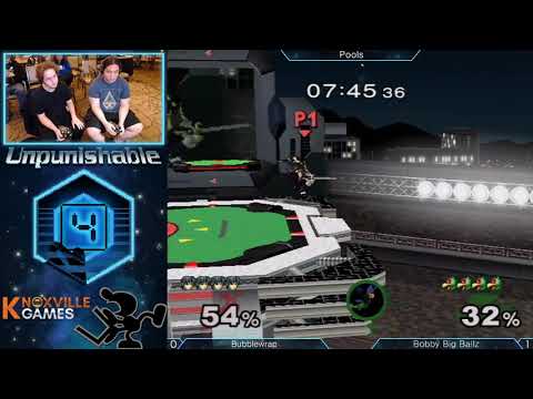 Unpunishable 4 - Bobby Big Ballz (Falco) vs Bubblewrap (Marth) - Melee Singles