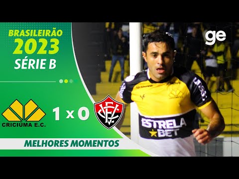 Gols e lances de Criciúma x Vitória