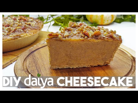 Vegan Pumpkin Cheesecake/ DIY Daiya Cheezecake