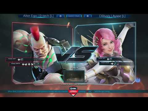 ESL Fighting Arena - Tekken 7 Grand Final: Alter Ego | Rtech VS DRivals | Ayase