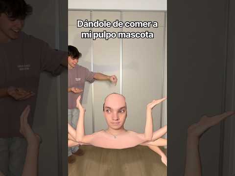 Dándole de comer a mi pulpo mascota ￼😂🐙 | Iker Unzu