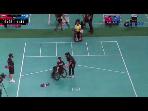 World Boccia Championships 07.12.2022. 1411 Josiane Silva (BRA) vs. 1420 Yubin Kim (KOR) (BC4)