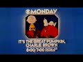 CBS Network It S The Great Pumpkin Charlie Brown Long Promo 1978