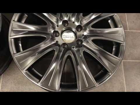 Felgen Pulverbeschichtung Schwarzchrom pulvern lackieren beschichten Titanium Black Zedda Design TOP