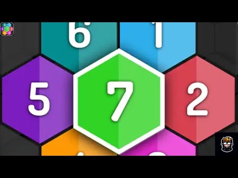 Merge Hexa - Number Puzzle Gameplay Walkthrough - YouTube