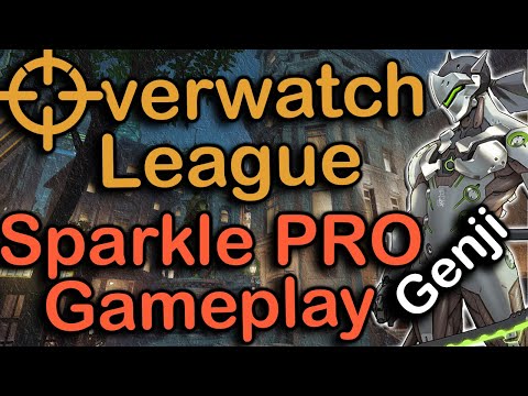 Overwatch League Pro Gameplay | Sparkle as Genji | King's Row | OW Gameplay (Genji POV)