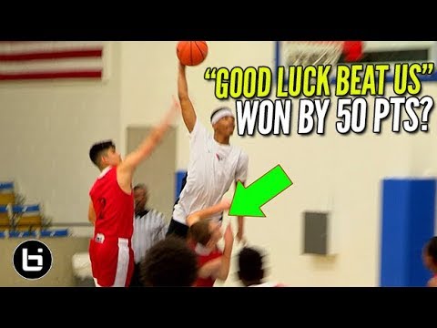"GOOD LUCK BEATING US" Drive Nation Wins By 50Pts! Ballislife Highlights