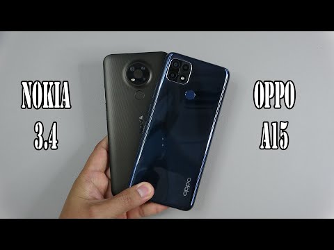 Nokia 3.4 vs Oppo A15 | SpeedTest and Camera comparison