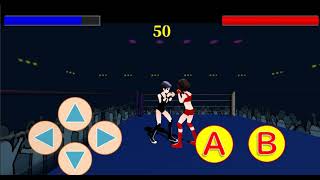 Fighting action game  "Fighting Girls"   Black VS Red