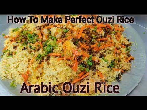 You Won't Be Able To Stop Eating This Arabic Ouzi Rice ll How to make perfect Ouzi ll Arabic Rice