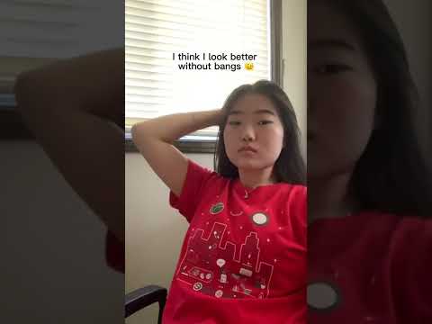 Why you shouldn't get bangs (cutting Korean see through bangs)