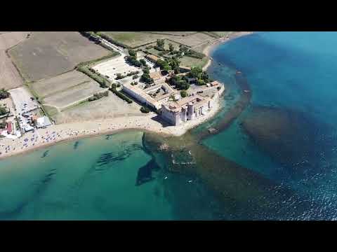 The castle of Santa Severa is a castle of the fourteenth century by DRONE! - Santa Marinella - ECTV