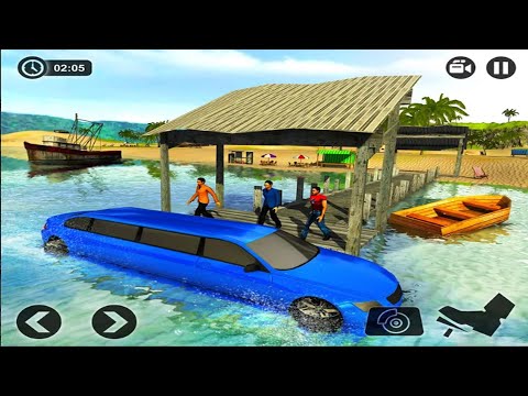 Beach Water Surfer Limousine Car Driving Simulator | #1 | Android iOS Gameplay