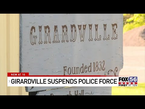 Girardville suspends police department