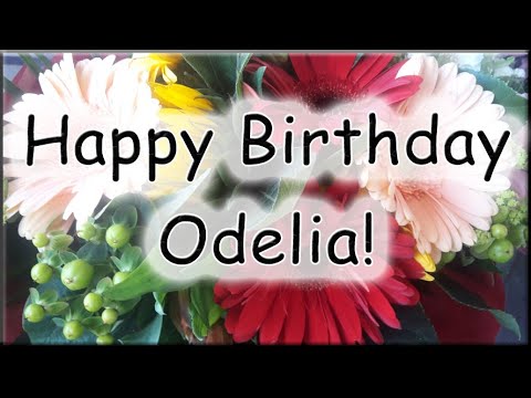 Happy Birthday Odelia! Alles Gute zum Geburtstag!