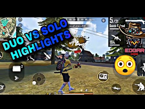 DUO VS SOLO HIGHLIGHTS *𝗘𝗗𝗚𝗔𝗥 𝗚𝗔𝗠𝗜𝗡𝗚