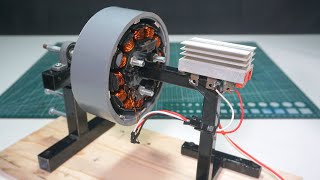 How to make a 3-phase generator from simple materials