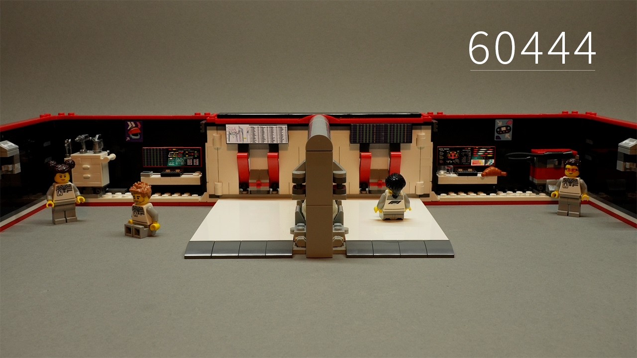 LEGO 60444 F1 Garage Stop Motion Build