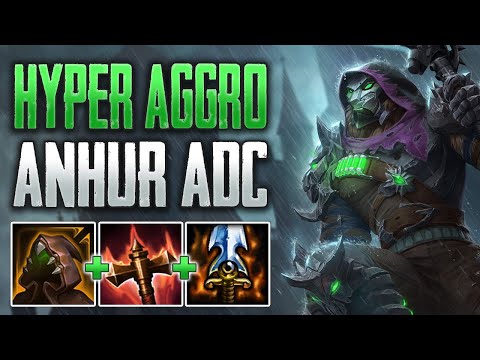 AGGRESSIVE HUNTING! Anhur ADC Gameplay (SMITE Conquest A-Z)