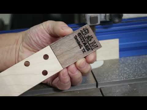 Coaches Guitar Build - Part 1 Neck and Head stock.