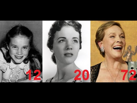 Julie Andrews from 3 to 86 years old