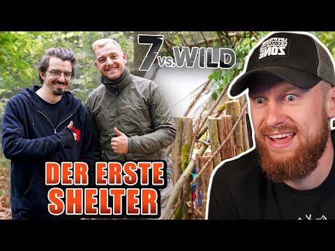 Der ERSTE SHELTER steht! - Rumathra und Trymacs trainieren für 7 vs. Wild | Fritz Meinecke reagiert