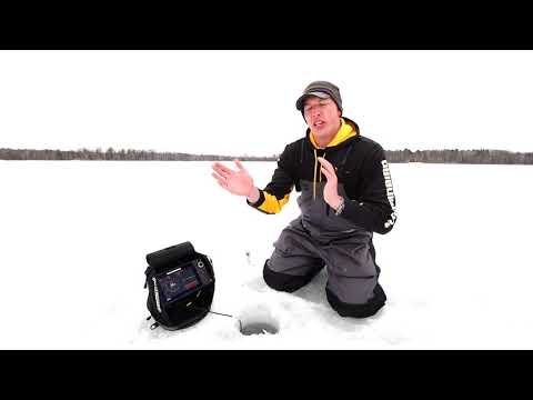 How To set up your Humminbird Ice Helix in A-Scope to help Identify Fish