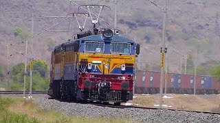 Freight Trains of INDIAN RAILWAYS ! PART - 6 #WCAM3 twins #indianrailways #railway #WAG9 #WAG5