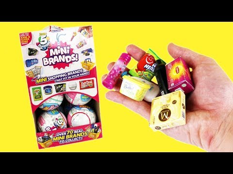 Miniature Tiny Food And Product Brands Blind Bags Mini Brands Full
