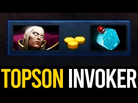 TOPSON BUY BOTTLE ON INVOKER IN THIS 7.34D PATCH | Dota 2 Invoker