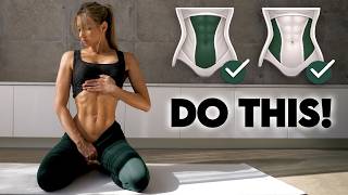 7 SCIENCE BASED AB EXERCISES You Can Do At Home! 10 Min Total Abs & Waist Workout, No Equipment