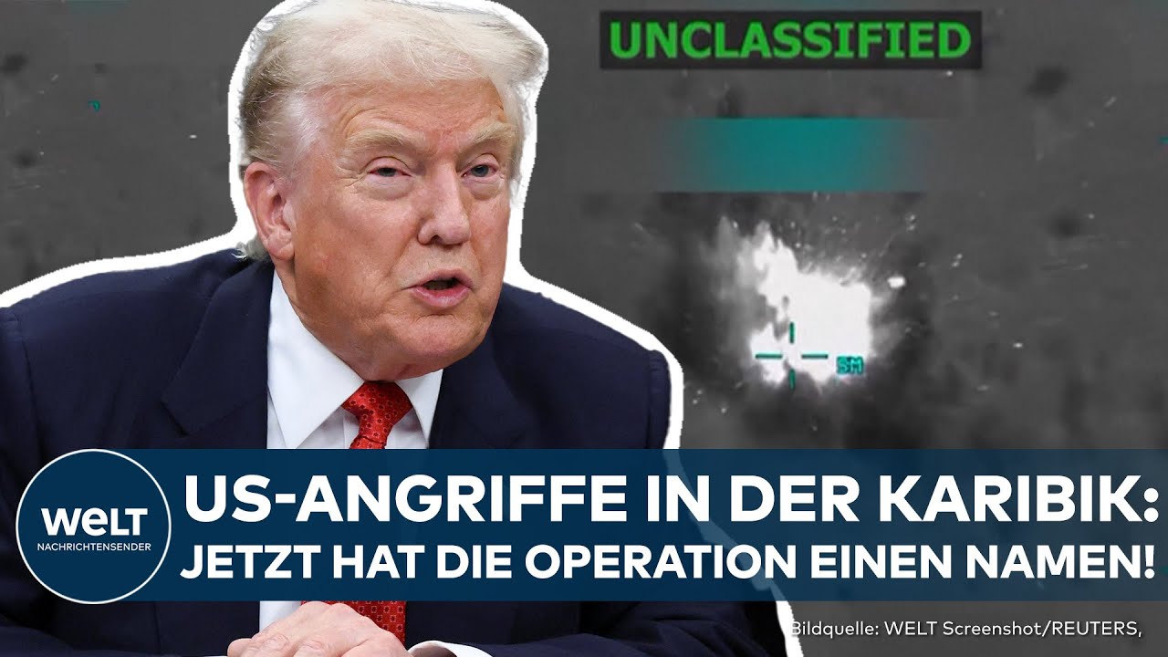 USA: Angriffe auf Drogenkartelle in der Karibik! Trump Regierung benennt Mission "Südlicher Speer"