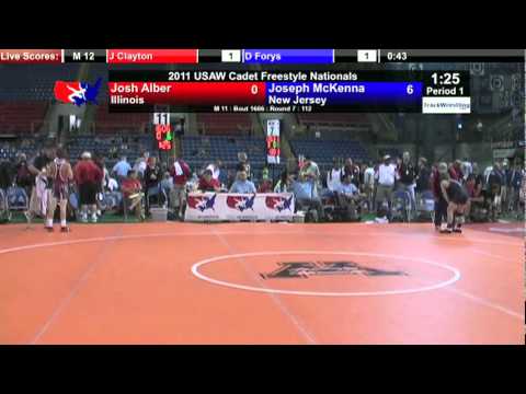 Cadet Freestyle 112 - Joseph McKenna (NJ) vs. Josh Alber (IL)