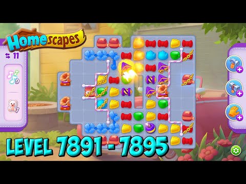 Homescapes level 7891 - 7895 🏡 Playrix HD