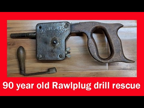 90 year old Rawlplug hammer drill rescue
